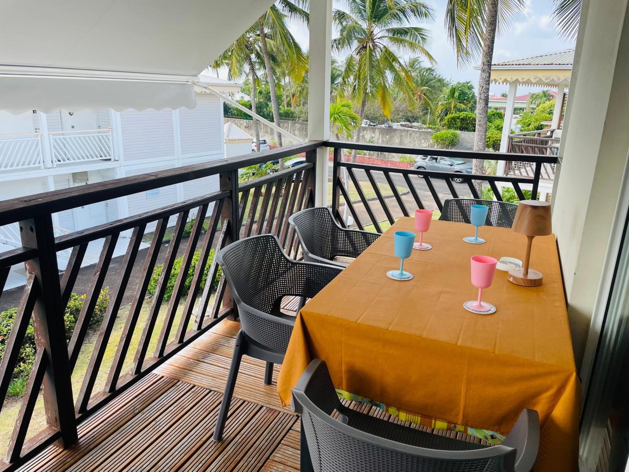 Ticarbets T3 - Residence Manganao - En Bord De Plage Saint-Francois  Εξωτερικό φωτογραφία